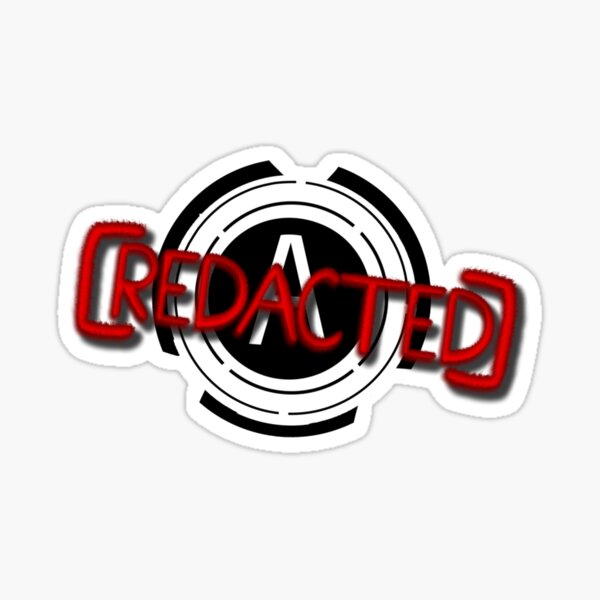 "SCP Apollyon Containment Class Redacted" Sticker for Sale by The ...