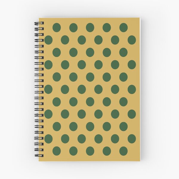 Item preview, Medium PINE GREEN and GOLD POLKA DOTS designed and sold by RachelMacht.