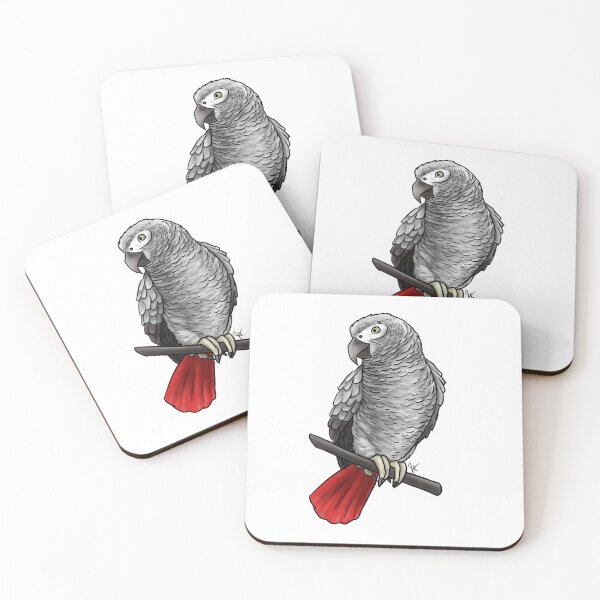 Item preview, African Grey Parrot designed and sold by Jennifer Stolzer.