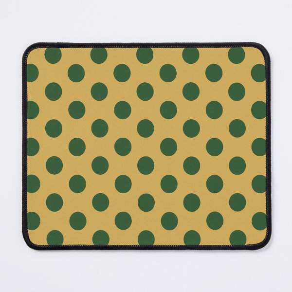 Item preview, Medium PINE GREEN and GOLD POLKA DOTS designed and sold by RachelMacht.