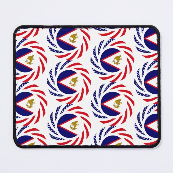 Item preview, American Samoa Multinational Patriot Flag Series designed and sold by Carbon-Fibre Media.