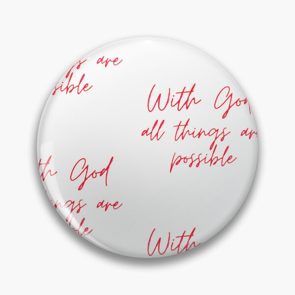 Item preview, All things are possible with God designed and sold by For-you-and-Me.