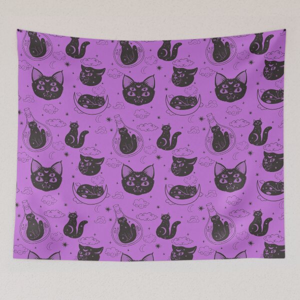 Item preview, Esoteric pattern with cats designed and sold by burbura.