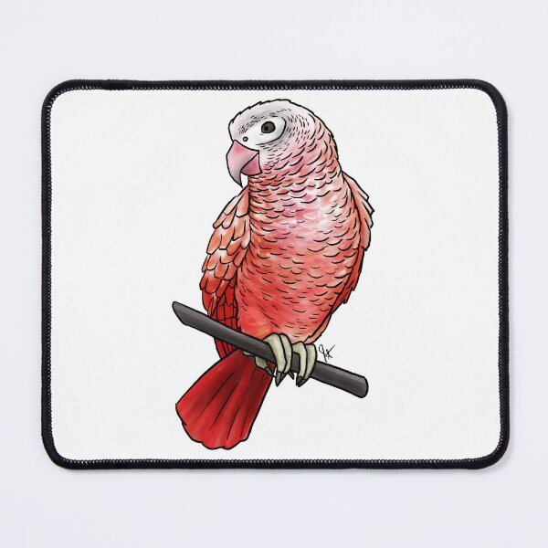 Item preview, African Grey Parrot - Pink designed and sold by Jennifer Stolzer.