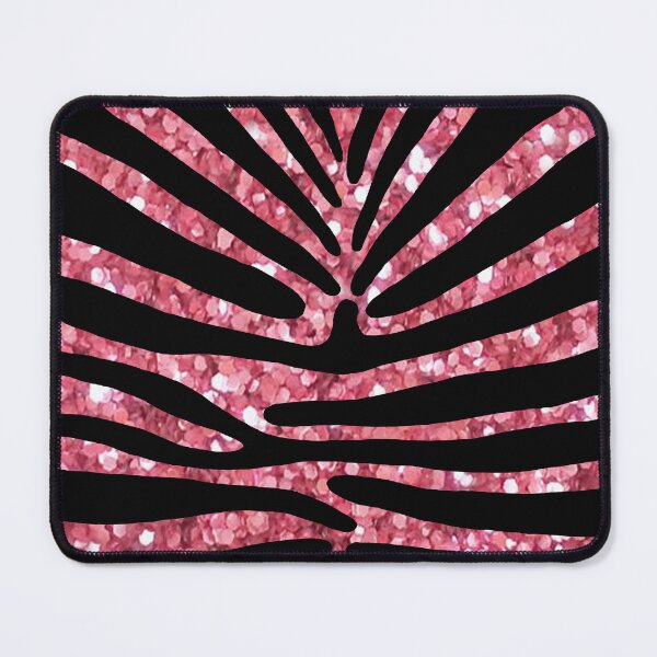 Item preview, Animal Print Zebra Rose Glitter and Black art by Miguel Matos Official designed and sold by MiguelMatosArt.