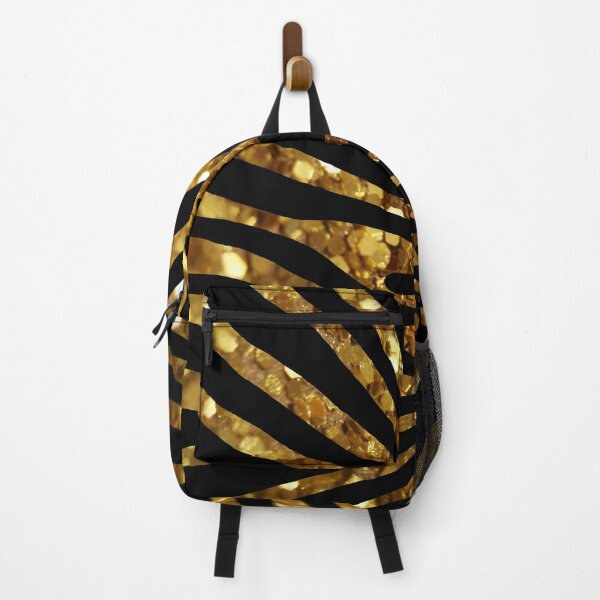 Item preview, Animal Print Zebra Gold and Black Fashion art by Miguel Matos Official designed and sold by MiguelMatosArt.