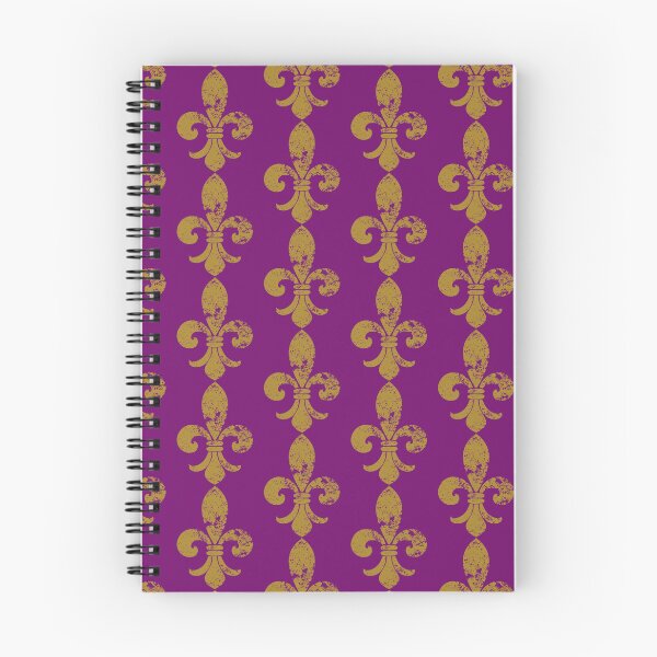 Item preview, FLEUR DE LIS PURPLE AND GOLD PATTERN NEW ORLEANS MARDI GRAS designed and sold by Mercurial Merkaba.