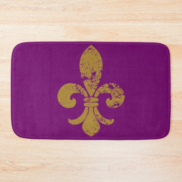 Item preview, FLEUR DE LIS PURPLE AND GOLD PATTERN NEW ORLEANS MARDI GRAS designed and sold by Mercurial Merkaba.