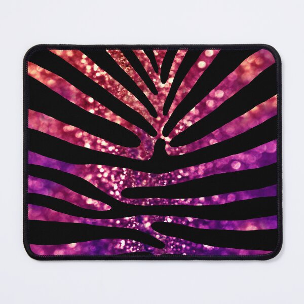 Item preview, Animal Print Zebra Glitter with Black Fashion art by Miguel Matos Official designed and sold by MiguelMatosArt.