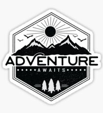 Pegatina La aventura espera