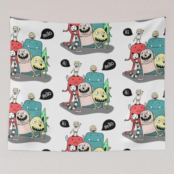 Item preview, LITTLE MONSTERS - CARTOON  designed and sold by Kwayako.