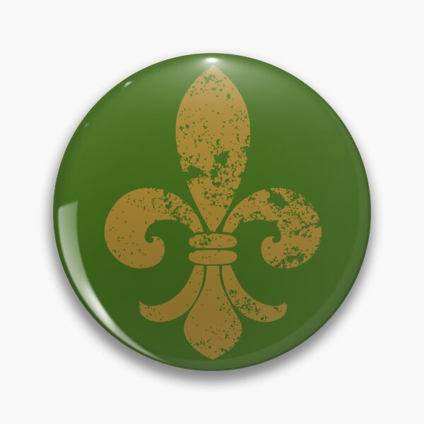 Item preview, FLEUR DE LIS GREEN AND GOLD PATTERN NEW ORLEANS MARDI GRAS designed and sold by Mercurial Merkaba.