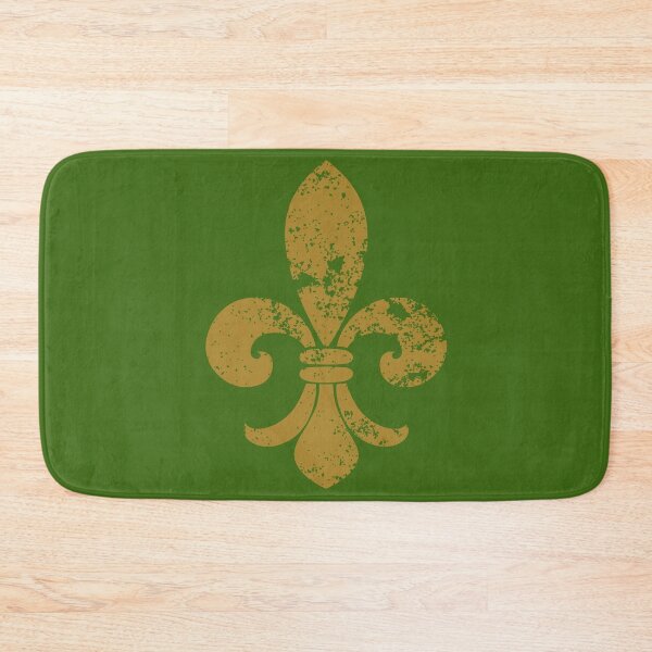 Item preview, FLEUR DE LIS GREEN AND GOLD PATTERN NEW ORLEANS MARDI GRAS designed and sold by Mercurial Merkaba.