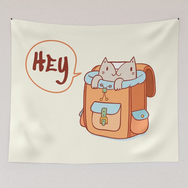 Item preview,  Cat Says Hey 5 designed and sold by Nesro34.