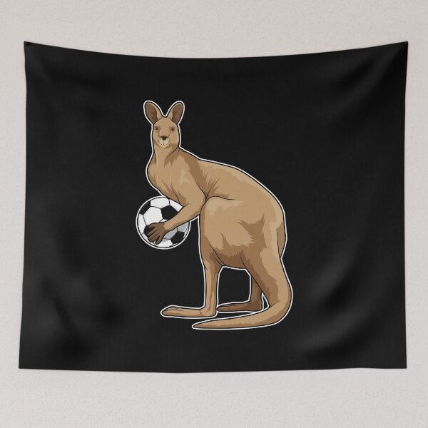 Item preview, Kangaroo Soccer player Soccer designed and sold by Snabdesign84.