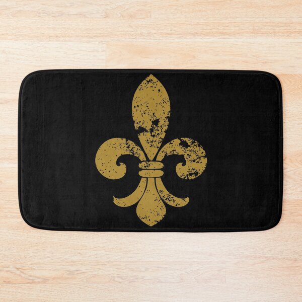 Item preview, FLEUR DE LIS BLACK AND GOLD PATTERN NEW ORLEANS MARDI GRAS designed and sold by Mercurial Merkaba.