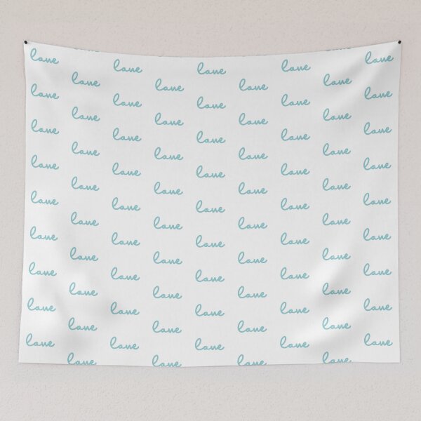 Item preview, The Word Love Blue designed and sold by zoology-student.