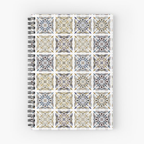 Aperçu de l'œuvre Azulejos Bleu Or créée et vendue par BiancaPrintShop.