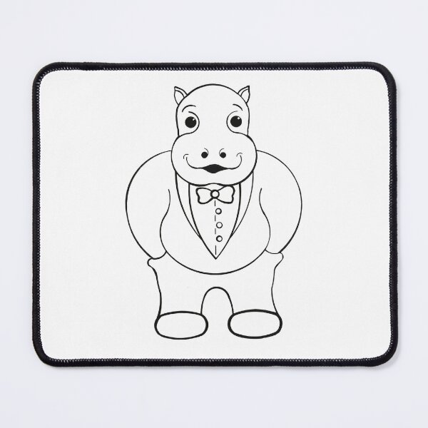 Item preview, Color Your Own Hip Hippo designed and sold by GrandpaH.