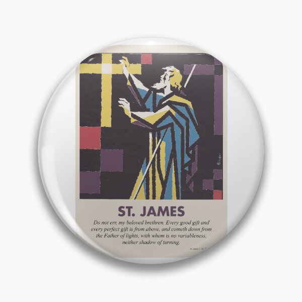 Item preview, ST. JAMES Christian Religious Spiritual Bible Quote designed and sold by kwiebe34.