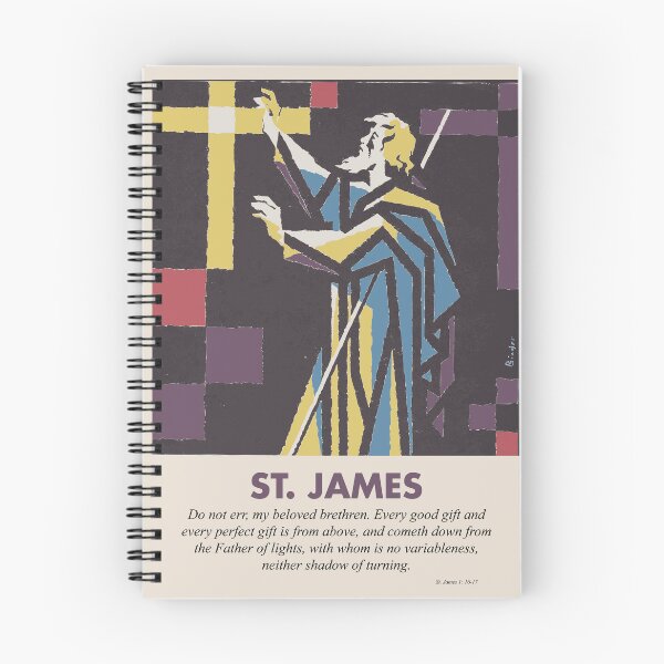 Item preview, ST. JAMES Christian Religious Spiritual Bible Quote designed and sold by kwiebe34.