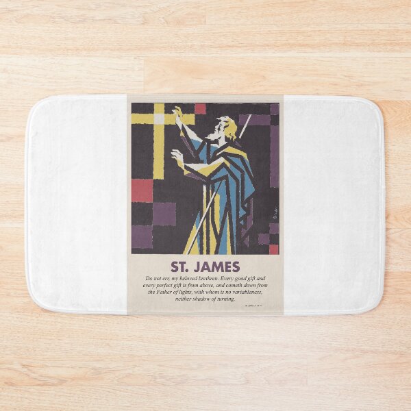 Item preview, ST. JAMES Christian Religious Spiritual Bible Quote designed and sold by kwiebe34.