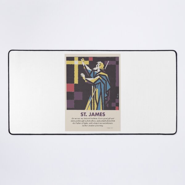 Item preview, ST. JAMES Christian Religious Spiritual Bible Quote designed and sold by kwiebe34.