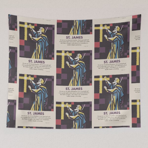 Item preview, ST. JAMES Christian Religious Spiritual Bible Quote designed and sold by kwiebe34.