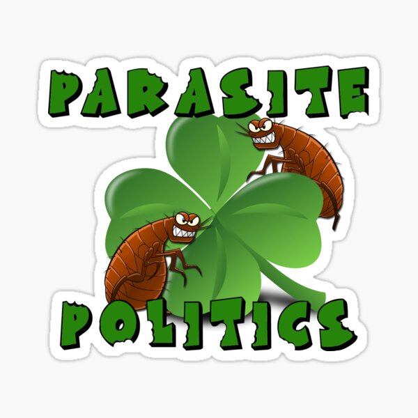Parasite Politics Sticker
