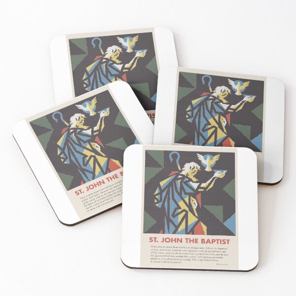 Item preview, ST. JOHN THE BAPTIST Christian Religious Spiritual Bible Quote designed and sold by kwiebe34.