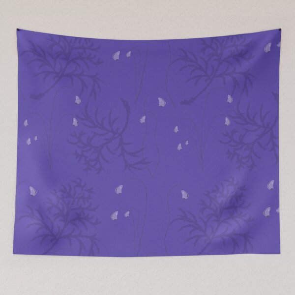 Item preview, wildflowers, moss color very peri designed and sold by Natairbrush.