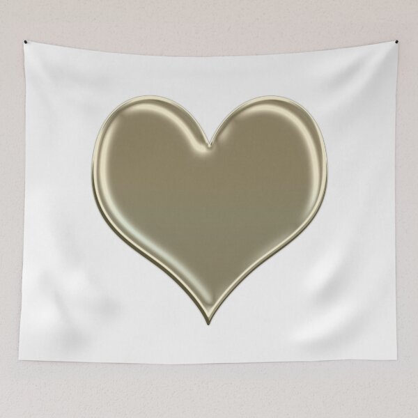 Item preview, Shiny Gold Heart designed and sold by Lisa Thomas.