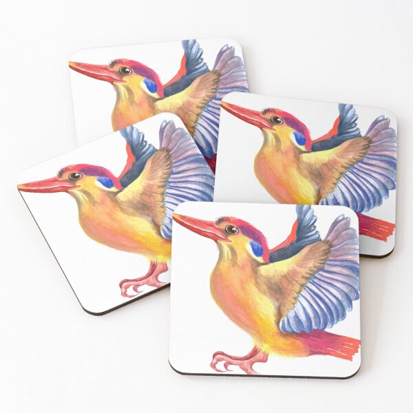 Item preview, Watercolor colorful Asian bird. designed and sold by Elena-Art-Ru.