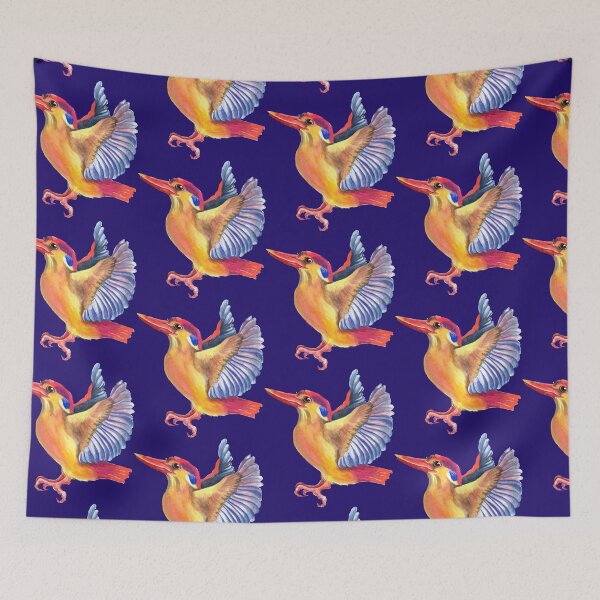 Item preview, Watercolor colorful Asian bird. designed and sold by Elena-Art-Ru.