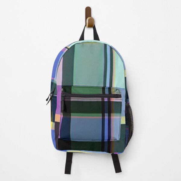Aperçu de l'œuvre Motif carré bleu, vert, violet et noir créée et vendue par IsseltH.