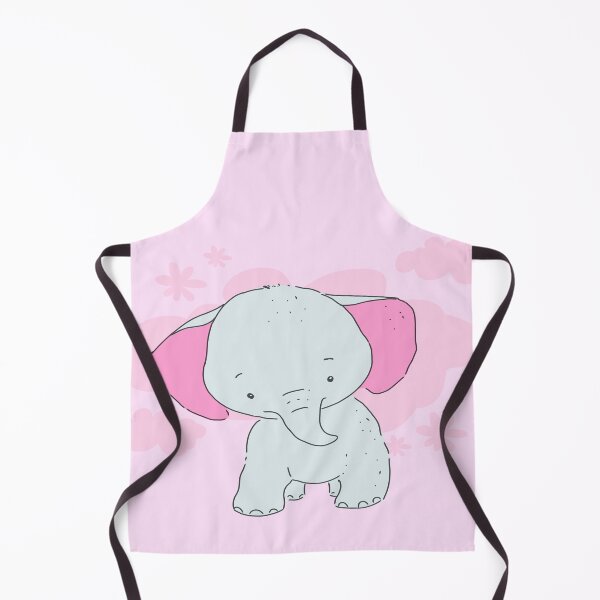Item preview, New Member Of Our Herd - Cute Cartoon Baby Elephant - Pink designed and sold by LMcDs.