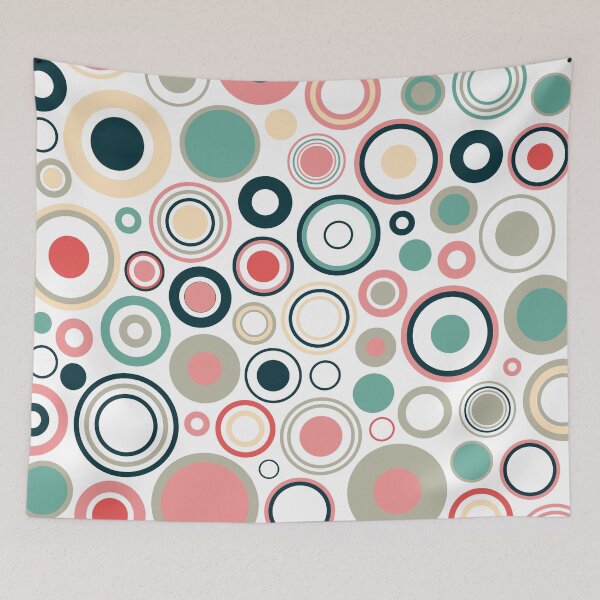 Item preview, Sirkel, Retro Mod Circle Pattern designed and sold by BesanoStyle.