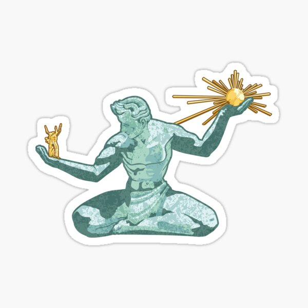 The Spirit of Detroit Sticker
