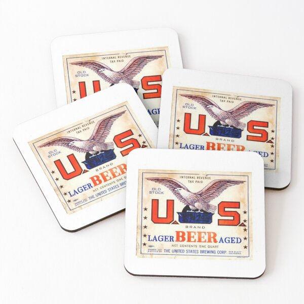 Item preview, U.S.Aged Lager Beer, distressed designed and sold by uniquenostalgia.