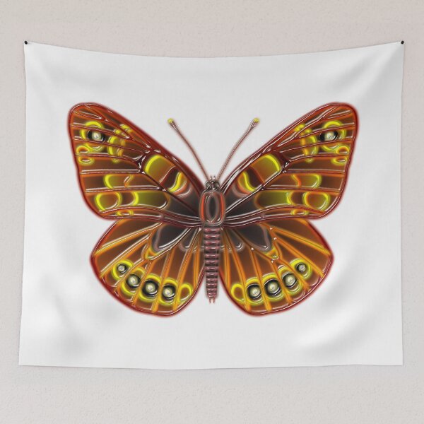 Item preview, Color plastic butterfly designed and sold by Elonium.