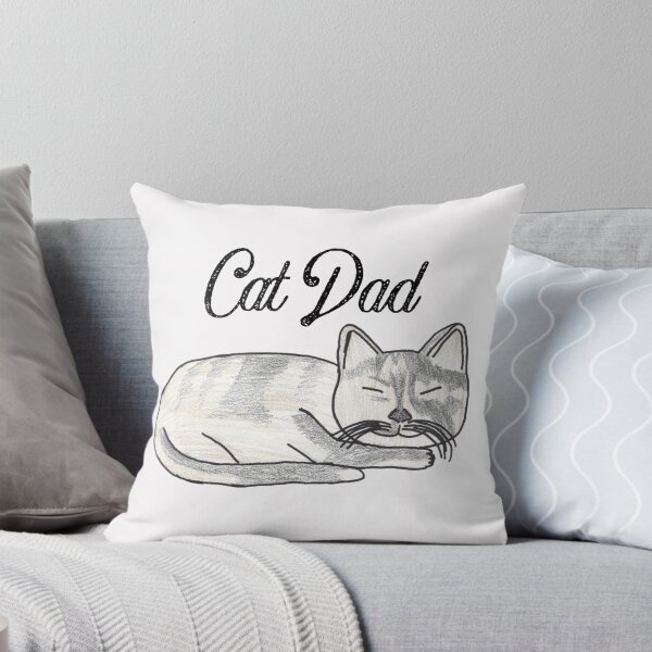 Item preview, Cat Dad black text designed and sold by Cora Gregory.
