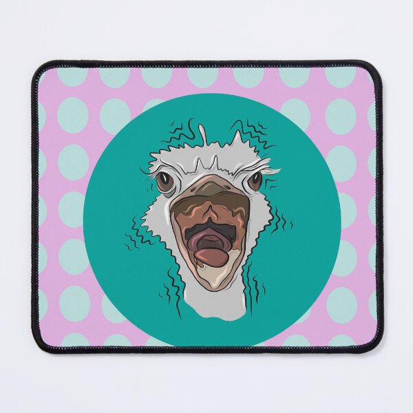 Item preview, Aggravated Ostrich on Polka Dots designed and sold by Slydell1.