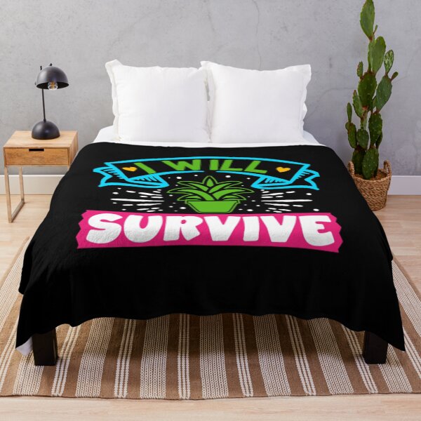 Item preview, I Will Survive Funny Plant Lover Pun designed and sold by larspat.