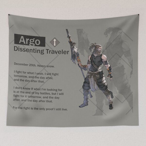 Item preview, Argo - Dissenting Traveler (Nier Reincarnation) designed and sold by VelvetZone.