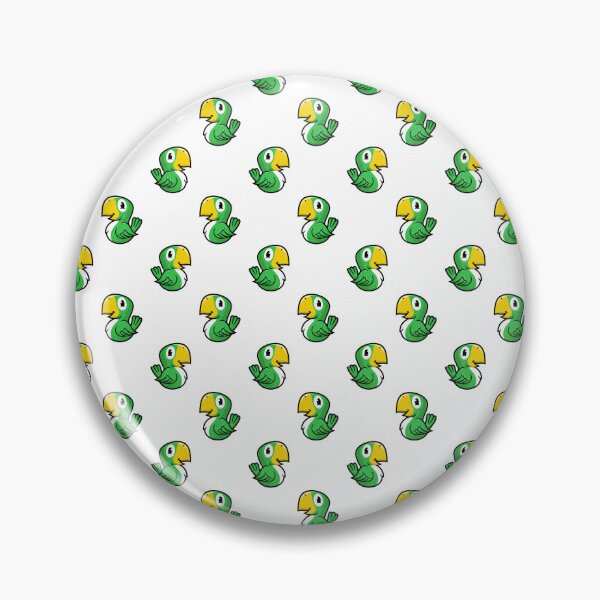 Item preview, Cute Tropical Green and Yellow Cartoon Bird Pattern designed and sold by LADistrictGarb.