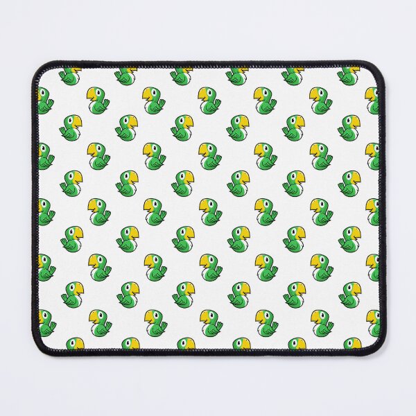 Item preview, Cute Tropical Green and Yellow Cartoon Bird Pattern designed and sold by LADistrictGarb.