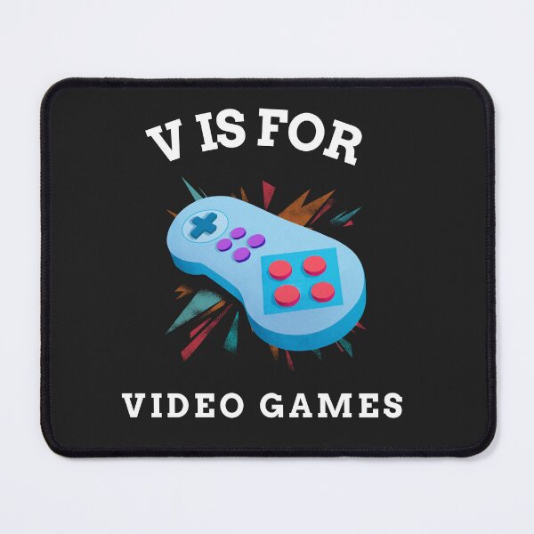 Item preview, V is for Video Games - Funny Anti Valentine designed and sold by Sunset-1.