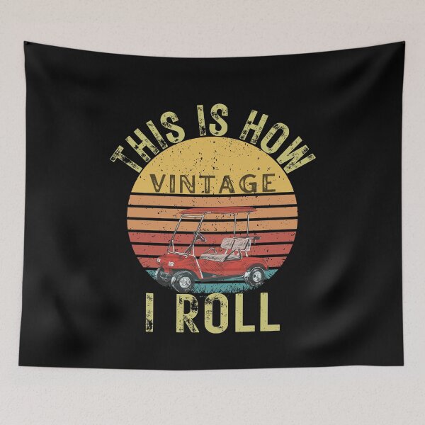 Item preview, Vintage Style Golf Lover, This is How I Roll designed and sold by Pinopino10.