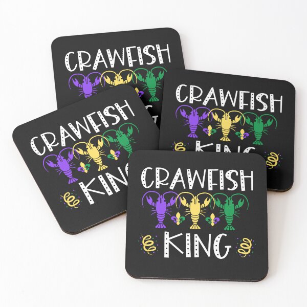 Item preview, Mardi Gras Crawfish - Funny Crawfish King designed and sold by Krysanthe.