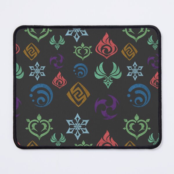 Item preview, Genshin Impact Elements Pattern Visions Archons designed and sold by MultiFandomFan.